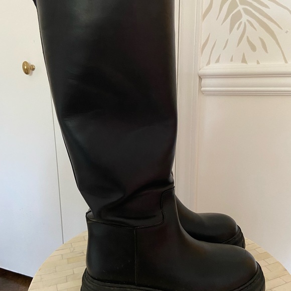 Gia Borghini x Pernille Teisbaek Leather Boots - Picture 10 of 11